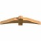 Ekena Millwork Bellingham Rough Sawn Timber Gable Bracket, Western Red Cedar, 60"W x 12"H x 6"D x 6"F, 5/12 Pitch GBW060X12X0606BEL00RWR - alternate 5